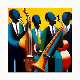 Jazz Quartet 1 Canvas Print