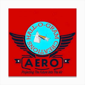 Hall-O-Gram Creations Aero Logo ~Reimagined Canvas Print