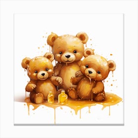 Teddy Bears 2 Canvas Print