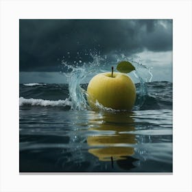 Stormy Apple Canvas Print