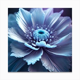 Blue Flower 5 Canvas Print