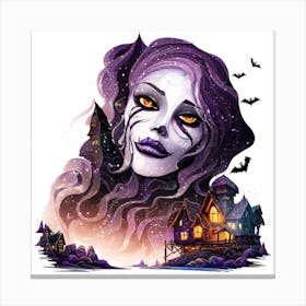 Spooky Witch 1 Canvas Print
