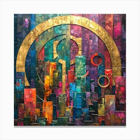 Abstract Cityscape 3 Canvas Print