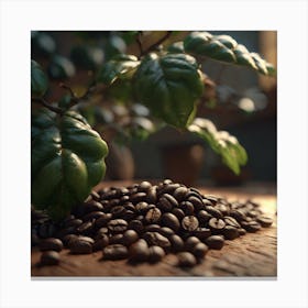 Coffee Beans 136 Canvas Print