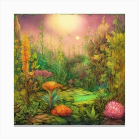 Information Sheet With Different Fantasy (7) Canvas Print