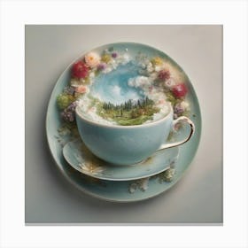 Cup of tea 1 Canvas Print