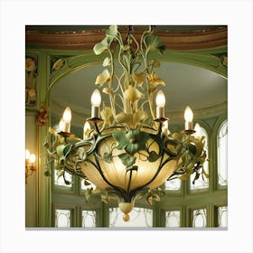 Ivy Chandelier Canvas Print