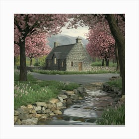 Scottish Cottage Canvas Print