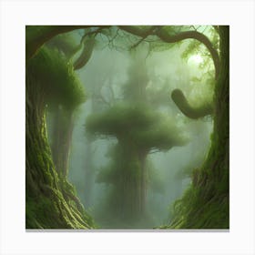 Fantasy Forest Canvas Print