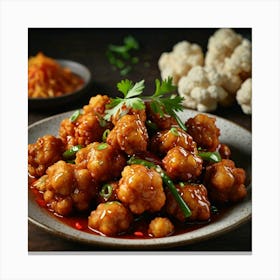 Chinese Fried Cauliflower Canvas Print