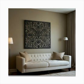 Wall For Living Room Canvas Print