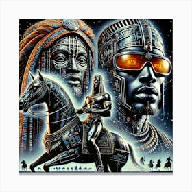 Nubian King Of Kings Canvas Print