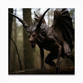 Demon In The Woods 11 Canvas Print