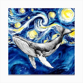 Whale In The Night Sky Toile