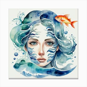 Mermaid 2 Canvas Print