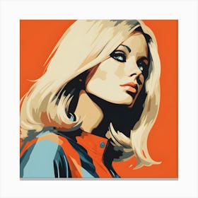 Mod Girl 2 Canvas Print