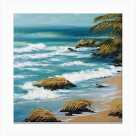 Beach Scene Canvas Print