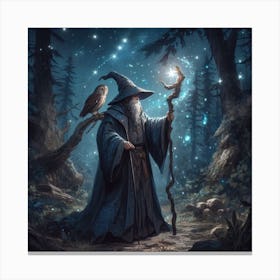 Wizard Of Odin Canvas Print