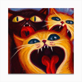 Screaming Hunger Canvas Print