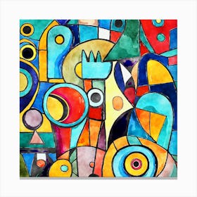 Abstract Painting 1 Canvas Print