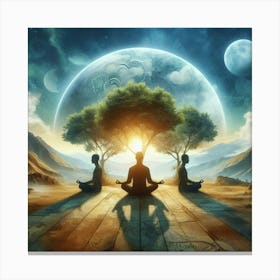 Meditation And Spirituality Canvas Print