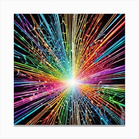 Rainbow Burst 2 Canvas Print