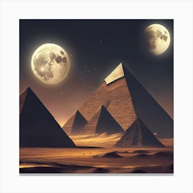 Egyptian Pyramids Canvas Print