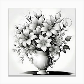 Flowers In A Vase 87 Canvas Print