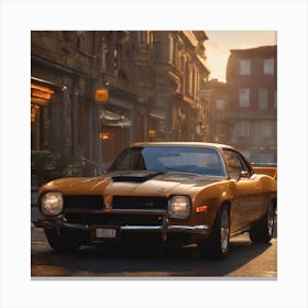 Plymouth Camaro Canvas Print