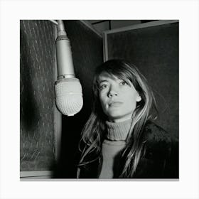 French Singer Songwriter Francoise Hardy Canvas Print