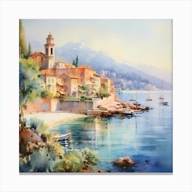 AI A Monet-Inspired Haven Canvas Print