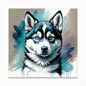 Husky Dog Canvas Print
