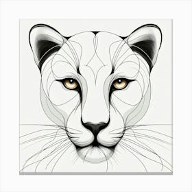 Lion Head 14 Canvas Print