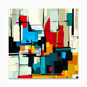 Abstract Painting Canvas Print