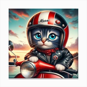 MEOW MEOW 4 Canvas Print