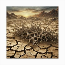 Dry Desert 6 Canvas Print