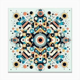 Abstract Geometric Pattern 1 Canvas Print