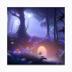 Fairytale Forest 1 Canvas Print