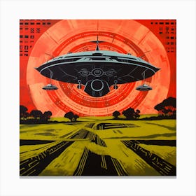 Alien Spaceship 2 Canvas Print