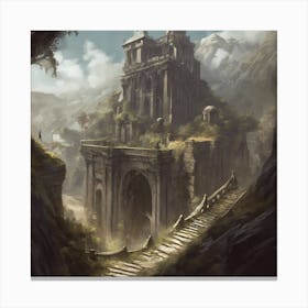 Castle On The Hill Canvas Print