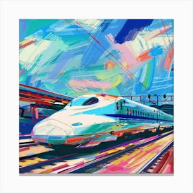 Bullet Train 6 Canvas Print