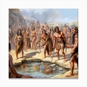 Prehistory Canvas Print