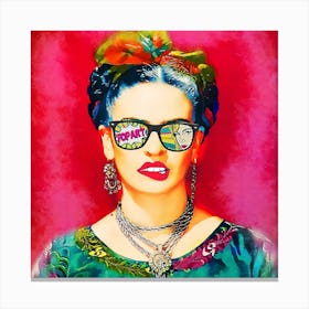 I Don't Care Frida Kahlo Canvas Print