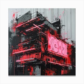 'Dark City' 1 Canvas Print