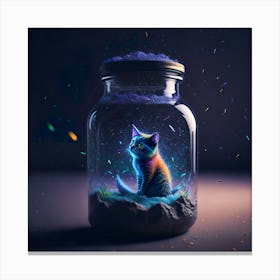 Cat Galaxy (148) Canvas Print