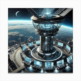 Observation Towers Canvas Print