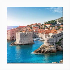 Old Town Of Dubrovnik Canvas Print