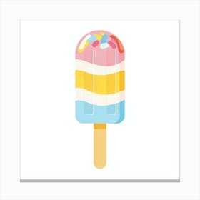 Ice Cream Pop 3 Canvas Print