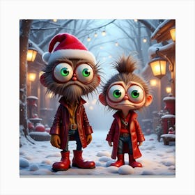 Santa'S Little Helpers 3 Canvas Print