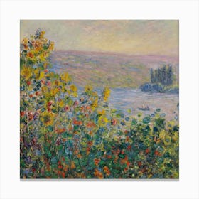 Claude Monet - L'Aube Canvas Print